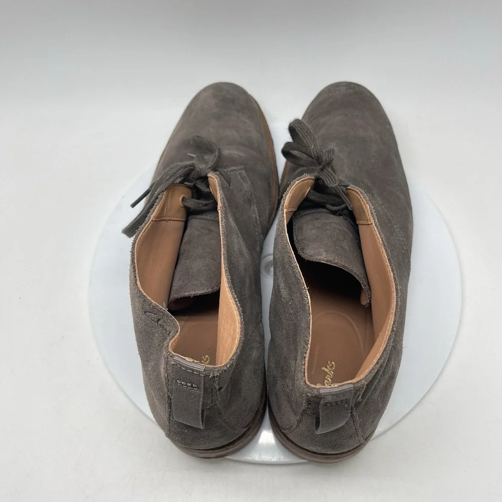 Clarks‎ Clarkdale Boots Mens 11 M Brown Casual Chukka Preppy Ankle Shoes 21621